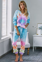 Load image into Gallery viewer, Utopia Tie-Dye Hoodie and Joggers Loungewear Set