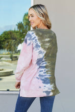 Load image into Gallery viewer, Sew In Love Full Size Tie-Dye Seam Detail Sweatshirt