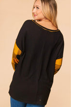 Load image into Gallery viewer, Haptics Full Size Plaid Dropped Shoulder Sweatshirt