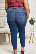 Load image into Gallery viewer, Judy Blue Fay Full Size Cuffed Distressed Slim Jeans