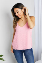 Load image into Gallery viewer, Zenana Full Size Swiss Dot V-Neck Cami