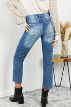Load image into Gallery viewer, Muselooks Distressed Raw Hem Cropped Jeans