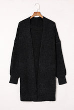 Load image into Gallery viewer, Heathered Open Front Longline Cardigan DIBS l HEATHERED