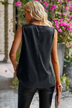 Load image into Gallery viewer, Printed Cowl Neck Tank
