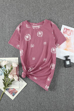 Load image into Gallery viewer, Girls Dandelion Print Round Neck Tee
