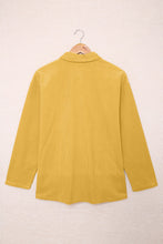 Load image into Gallery viewer, Pocketed Button Ribbed Textured Shirt