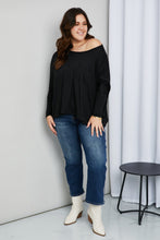 Load image into Gallery viewer, Zenana Full Size Round Neck Pocket Long Sleeve Top