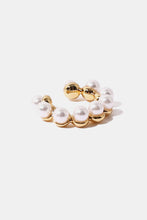 Load image into Gallery viewer, Pearl C-Shaped Ear Cuffs