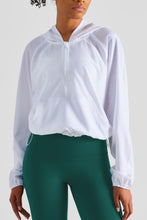 Load image into Gallery viewer, Half-Zip Hooded Sports Top