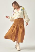 Load image into Gallery viewer, Petal Dew Flower Detail Button Front V-Neck Cardigan