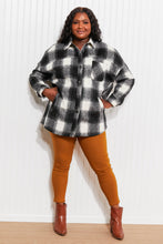Load image into Gallery viewer, Zenana Autumn Evening Full Size Plaid Longline Shacket