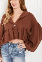 Load image into Gallery viewer, HYFVE Day in the Library Peplum Gauze Jacket DIBS LIBRARY