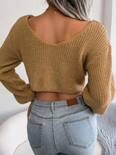Load image into Gallery viewer, That’s Twisted Cropped Sweater