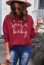 Load image into Gallery viewer, Christmas SANTA BABY Graphic Sweatshirt
