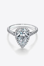 Load image into Gallery viewer, 2 Carat Moissanite Teardrop Cluster Ring