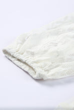 Load image into Gallery viewer, Puff Sleeve Tie-Back Lace Surplice Dress