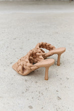 Load image into Gallery viewer, Forever Link Double Braided Strap Mule Heels