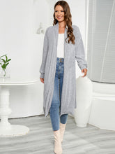 Load image into Gallery viewer, Open Front Long Sleeve Duster Cardigan