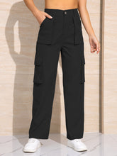 Load image into Gallery viewer, Double Take High Waist Loose Fit Long Pants with Pockets