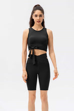 Load image into Gallery viewer, Feel Like Skin Crisscross Waist Biker Shorts