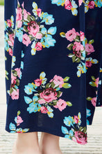 Load image into Gallery viewer, Girls Striped Floral Sleeveless Dress