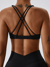 Load image into Gallery viewer, Yoga V-Neck Twisted Sleeveless Sports Bra