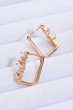 Load image into Gallery viewer, 925 Sterling Silver Rectangle Natural Moonstone Earrings