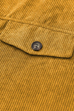 Load image into Gallery viewer, Corduroy Long Sleeve Button-up Shirt Jacket