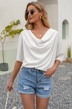 Load image into Gallery viewer, Cowl Neck Batwing Sleeve Top