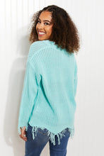 Load image into Gallery viewer, Sew In Love Uptown Girl Full Size Distressed Sweater