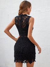 Load image into Gallery viewer, Lace Sleeveless Mini Dress