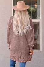 Load image into Gallery viewer, Heathered Open Front Longline Cardigan DIBS l HEATHERED