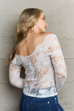 Load image into Gallery viewer, Ninexis Be Kind Off The Shoulder Lace Top