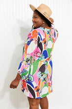 Load image into Gallery viewer, Cotton Bleu Disco Days Full Size Printed Airflow Dress