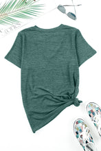 Load image into Gallery viewer, Strap Detail V-Neck Tee