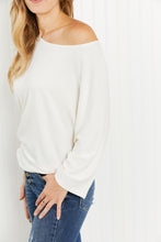 Load image into Gallery viewer, Andree by Unit Toasting Almonds Full Size Dolman Sleeve Knit Top