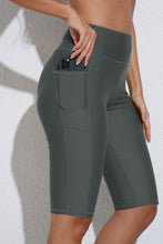 Load image into Gallery viewer, Full Size Swim Biker Shorts with Pockets