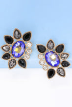 Load image into Gallery viewer, Geometrical Shape Glass Stone Dangle Earrings