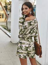 Load image into Gallery viewer, Long Sleeve Drawstring Romper