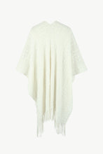 Load image into Gallery viewer, Fringe Hem Open Front Poncho