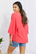 Load image into Gallery viewer, BOMBOM Waves of Life Swiss Dot Kimono