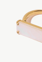 Load image into Gallery viewer, 18K Gold-Plated Natural Stone Ring