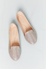 Load image into Gallery viewer, Forever Link Rhinestone Round Toe Flats