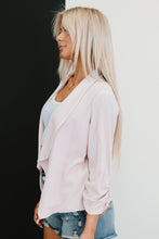 Load image into Gallery viewer, AMOLI Higher Path Full Size Run Ruched Blazer Jacket