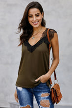 Load image into Gallery viewer, Lace Cami V-Neck DIBS 619 COLOR