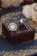 Load image into Gallery viewer, 925 Sterling Silver Opal Round Stud Earrings