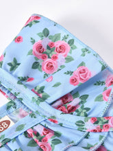 Load image into Gallery viewer, Baby Girl Printed Bow Detail Square Neck Romper