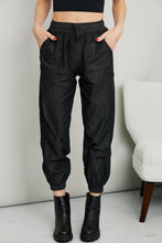 Load image into Gallery viewer, LOVEIT Full Size Drawstring Elastic Waist Pocket Joggers