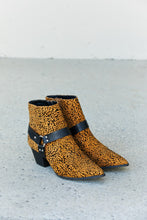 Load image into Gallery viewer, Qupid Animal Print Faux Suede PU Booties