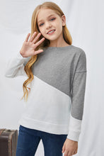 Load image into Gallery viewer, Kids Two-Tone Long Sleeve Top